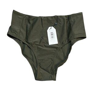 Universal Standard Tummy Control High Waisted Bikini Swim Bottoms Sz XS (Medium)